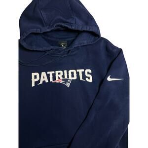 Nike NEW ENGLAND PATRIOTS Hoodie Mens Medium Blue Sweatshirt NFL Football Sports